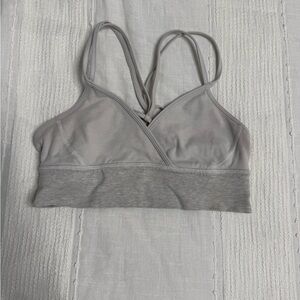 Lululemon sports bra grey